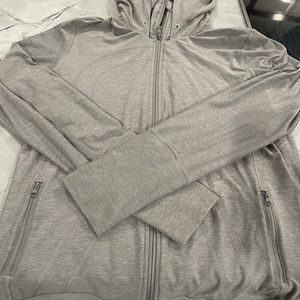 Lululemon gray zip hoodie soft